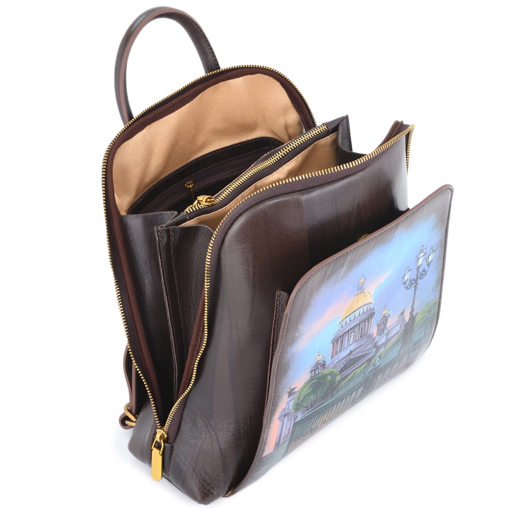 Кожаный рюкзак "Исаакиевский собор" 