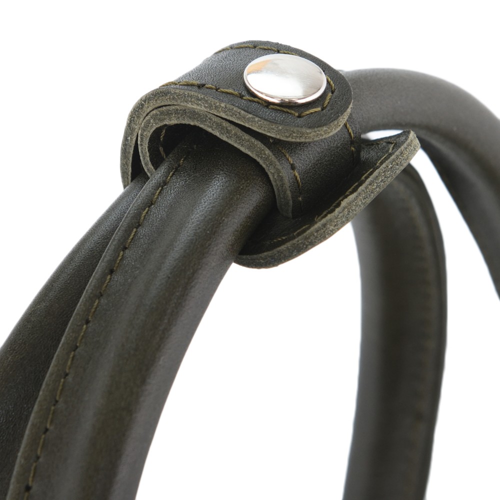 Кожаная женская сумка "Калипсо" (хаки)