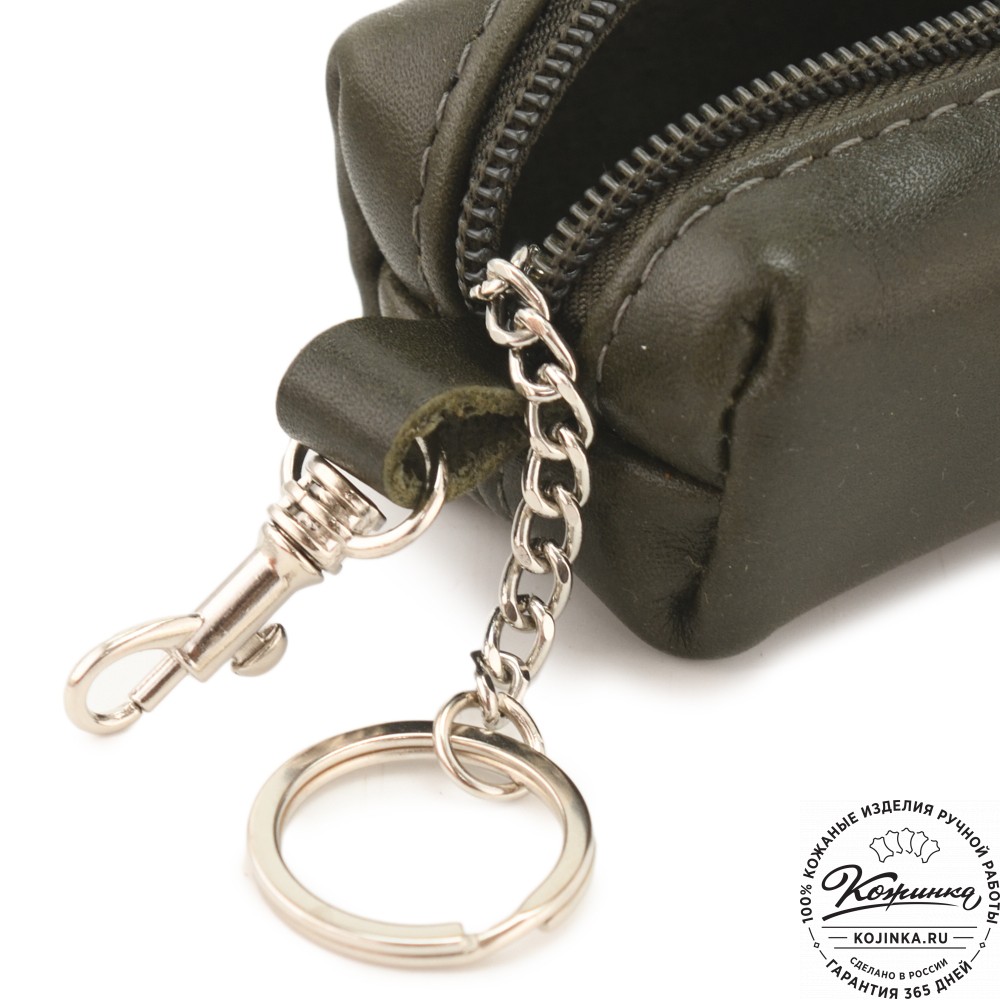 Кожаная ключница «Мальта нью» (хаки)