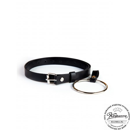 Кожаный пояс Nexy (чёрный)