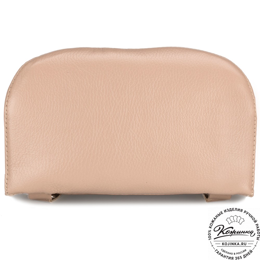 Женский кожаный рюкзак "Ассоль" (пудра)