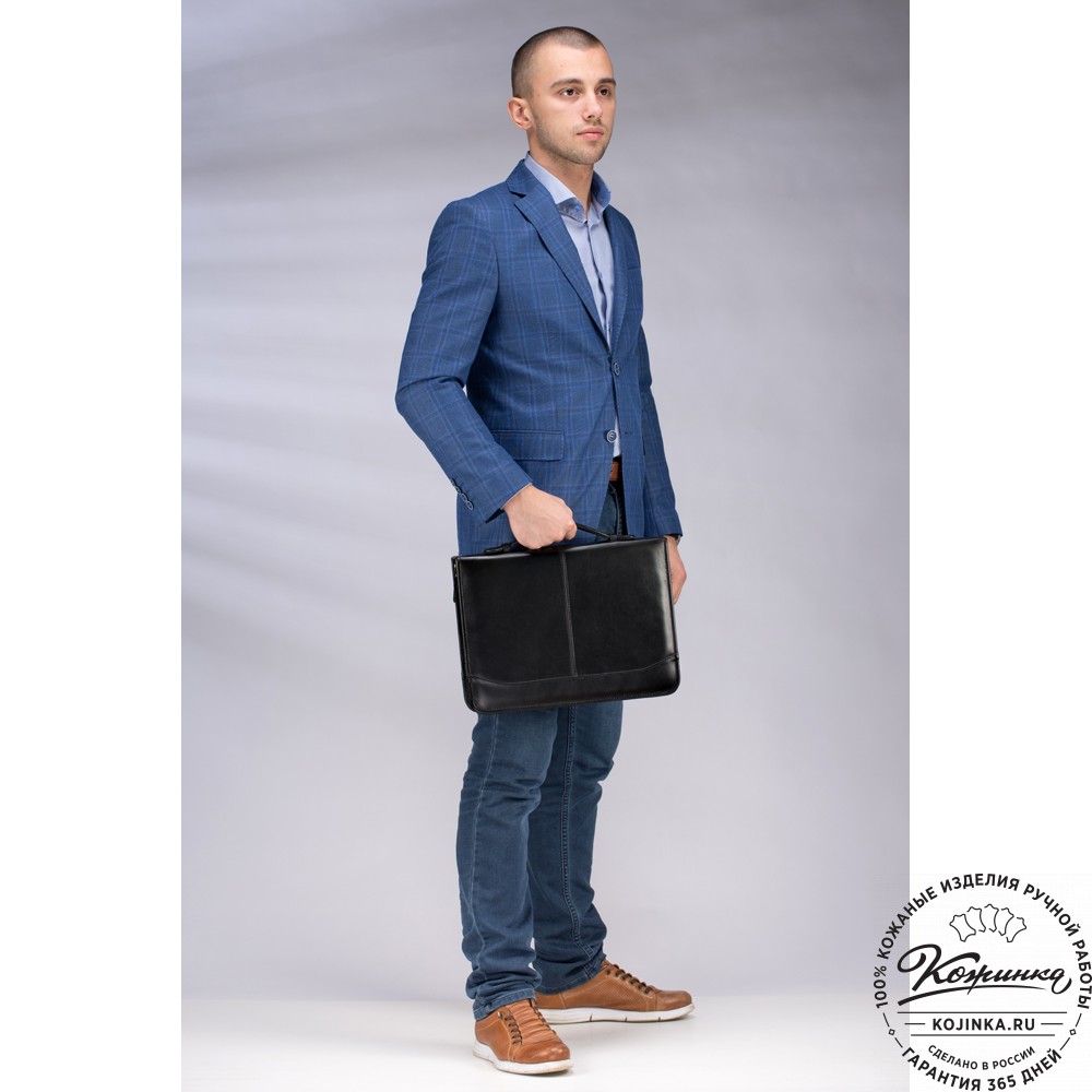 Папка для документов "Джаспер" (чёрная)