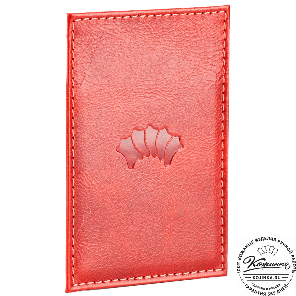 Футляр для карт "Корсика" (красный) 