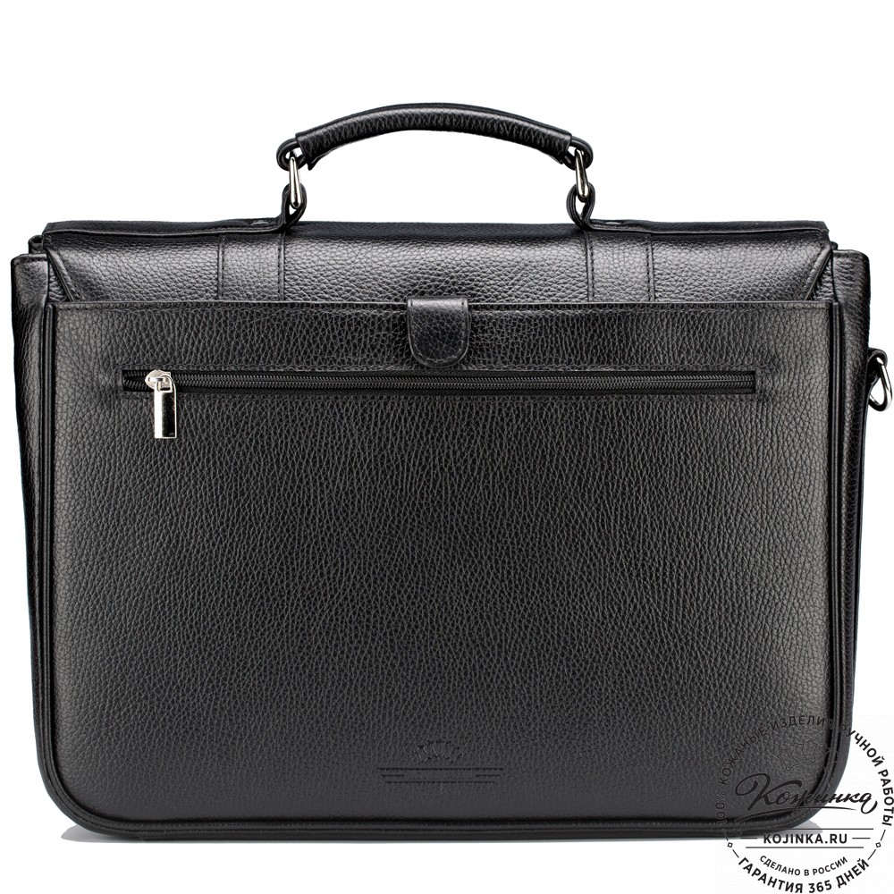 Кожаный портфель "Джозеф" (черный)