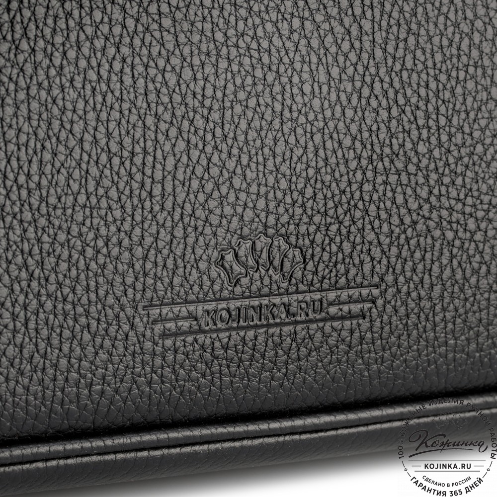 Кожаный портфель "Джозеф" (черный)