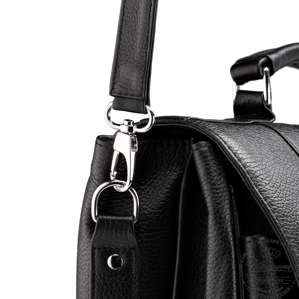 Кожаный портфель "Джозеф" (черный)