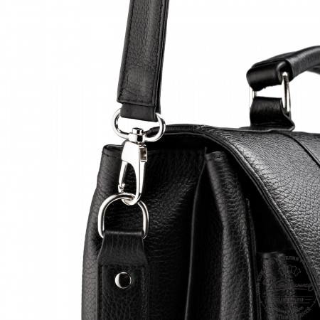 Кожаный портфель "Джозеф" (черный)