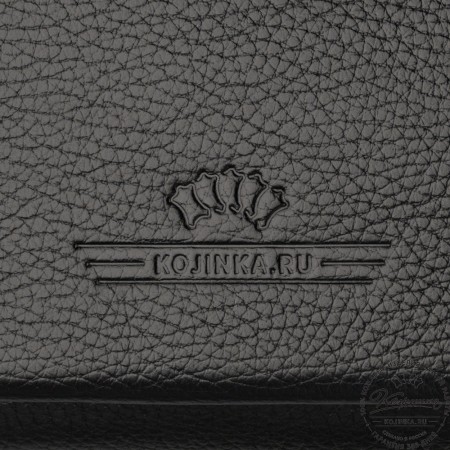 Кожаный портфель "Версаль" (черный)