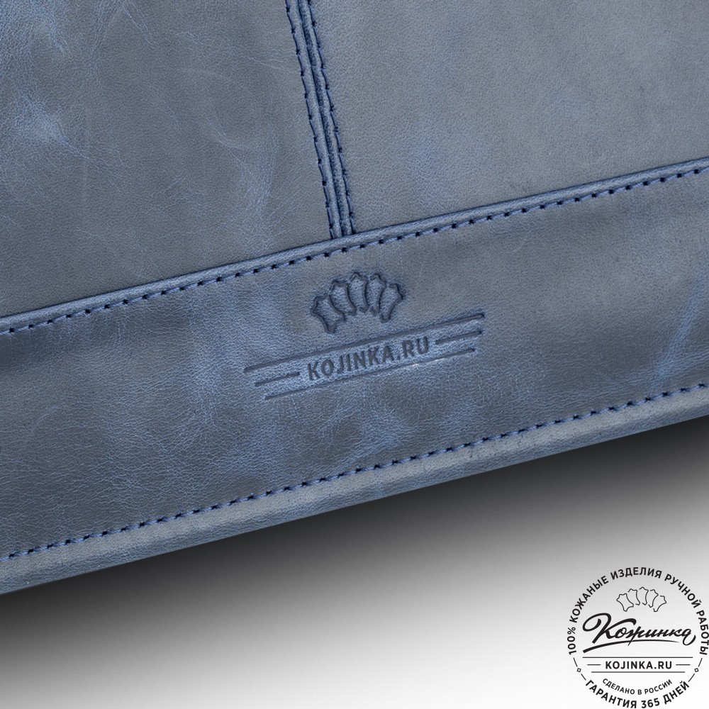 Папка для документов "Атташе" (синий антик)