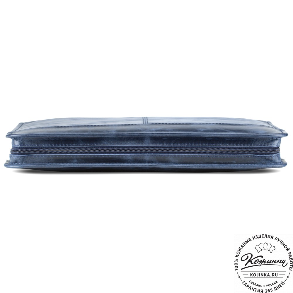 Папка для документов "Атташе" (синий антик)