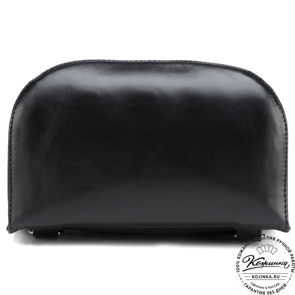 Женский кожаный рюкзак "Ассоль" (чёрный)