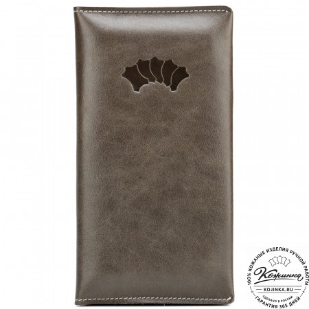 Кожаное портмоне Санкт-Петербург (оливковое)
