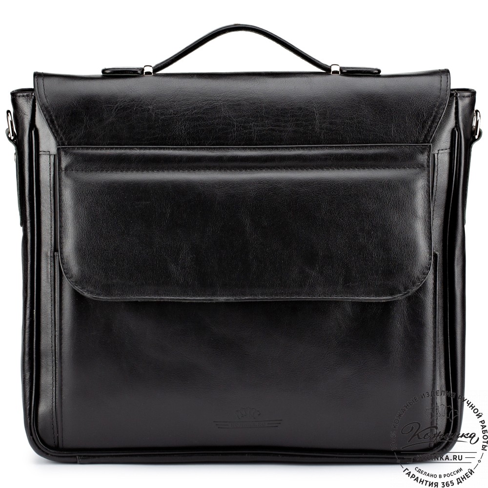 Кожаный портфель "Аскольд" (черный)