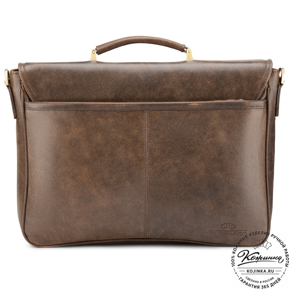 Кожаный портфель "Даниэль" (коричневая наппа)