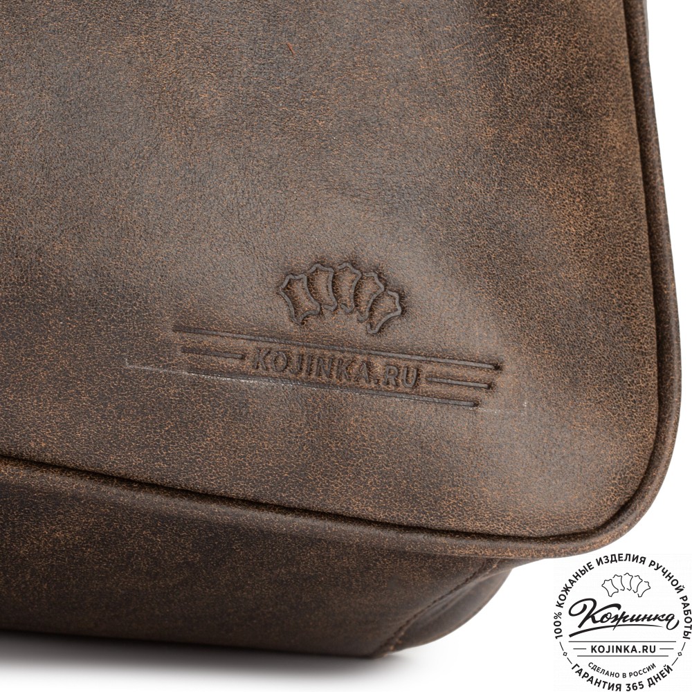 Кожаный портфель "Даниэль" (коричневая наппа)
