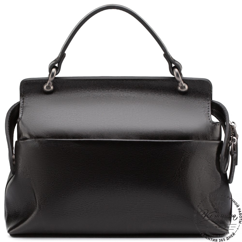 Женская кожаная сумка "Орнелла" "Чешир за чаем" 