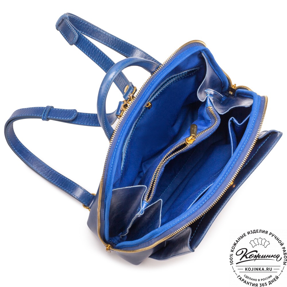 Женский кожаный рюкзак "Джорджия"  "Вечер в Париже" 