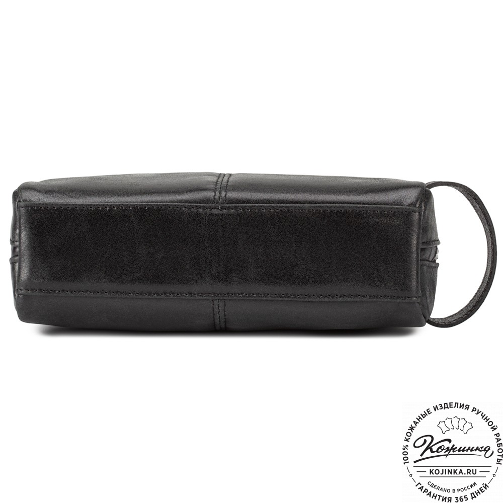 Кожаный несессер "Гремлин" (чёрный)