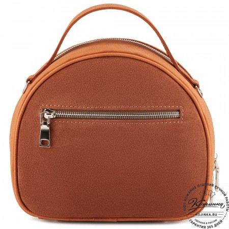 Женская кожаная сумка "Селин" (терракот)