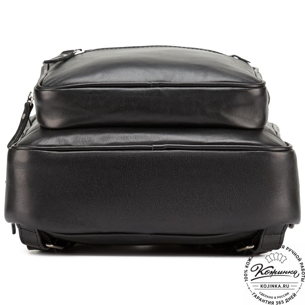 Кожаный рюкзак "Касандра" (чёрный)