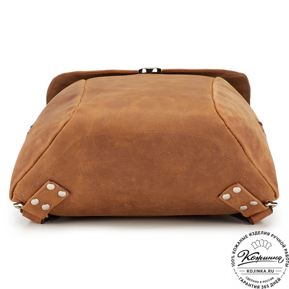 Кожаный рюкзак "Беатрис" (коричневый крейзи)