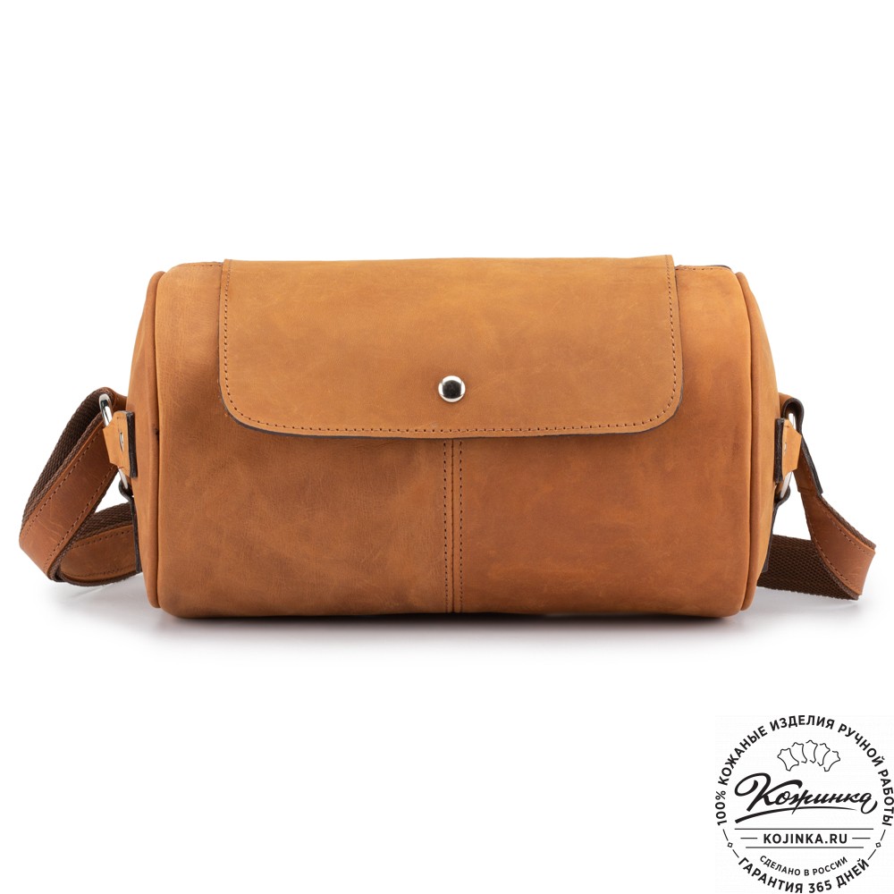 Кожаная сумка "Джерри" (коричневый крейзи)
