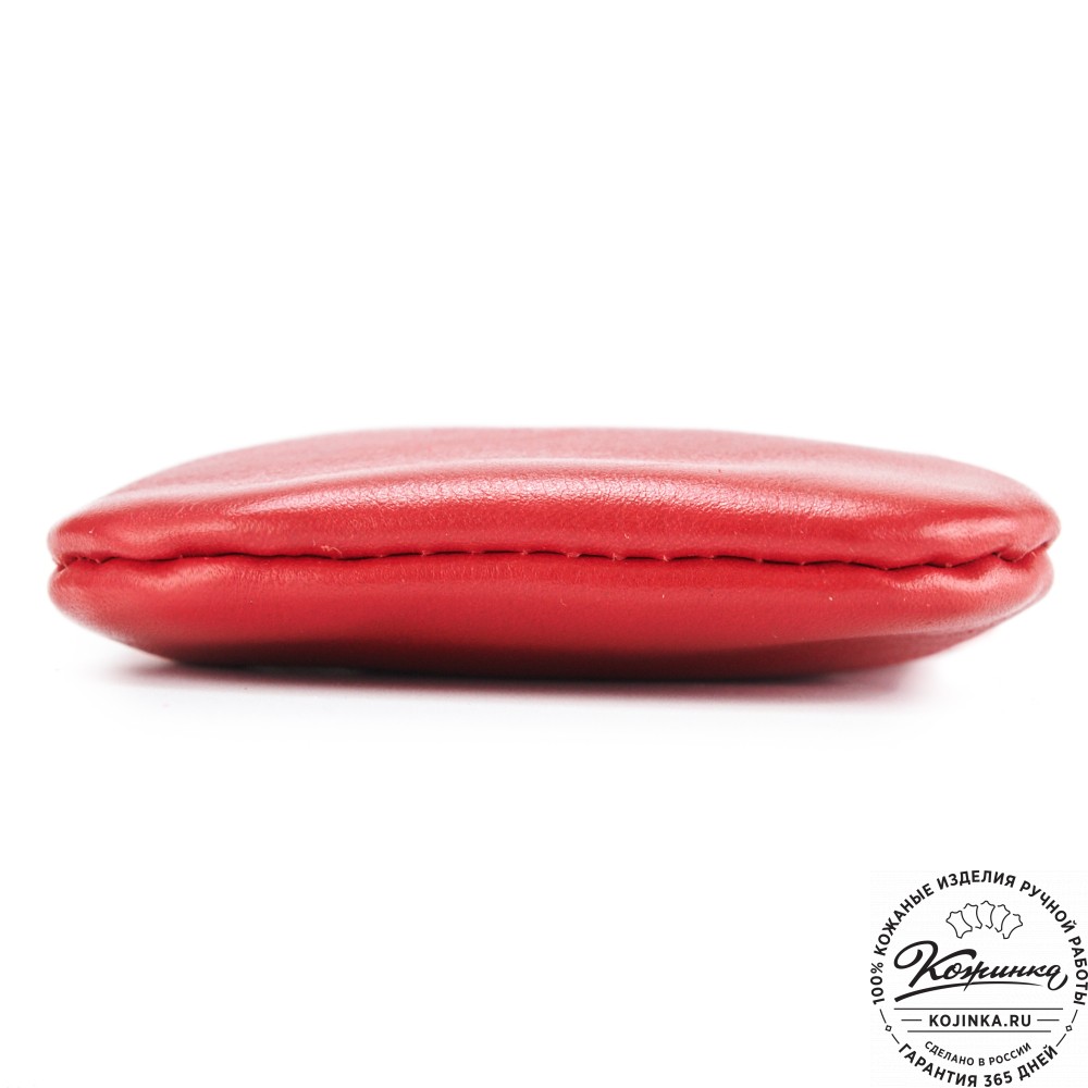Кожаный мешочек "Луи" (красный)