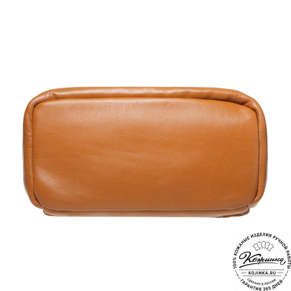 Кожаный рюкзак "Аргентум" (охра)