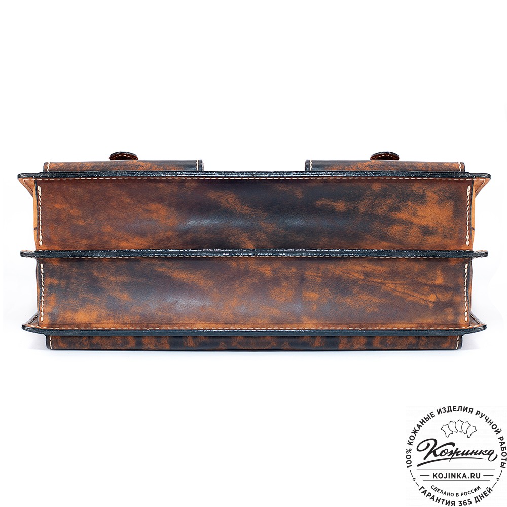 Кожаный портфель "Юрист"  (старение)