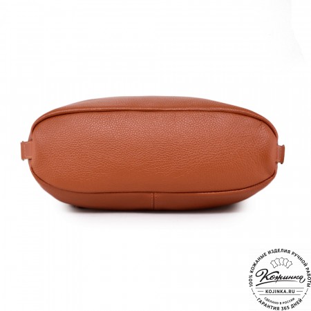 Женская кожаная сумка-трансформер "Ливадия" (рыжий)