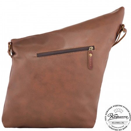  Кожаная сумка "Верона" (коричневая)