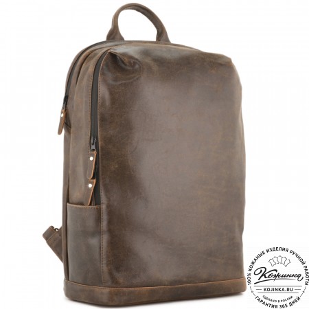 Кожаный рюкзак "Молибден" (коричневая наппа)
