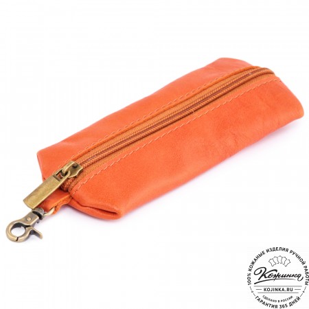 Женская кожаная сумка "Ванесса" (оранж)