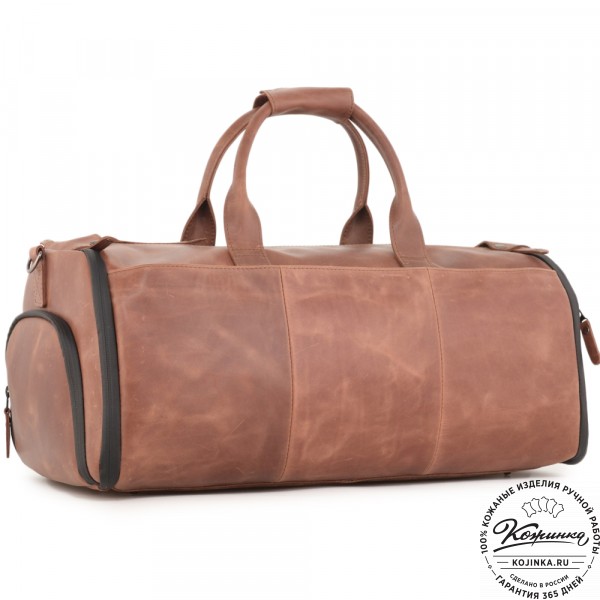 Кожаная сумка-портплед "Титан" (коричневый воск). фото 1