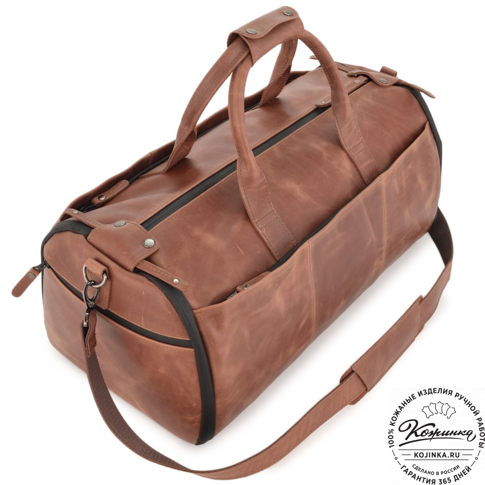 Кожаная сумка-портплед "Титан" (коричневый воск)