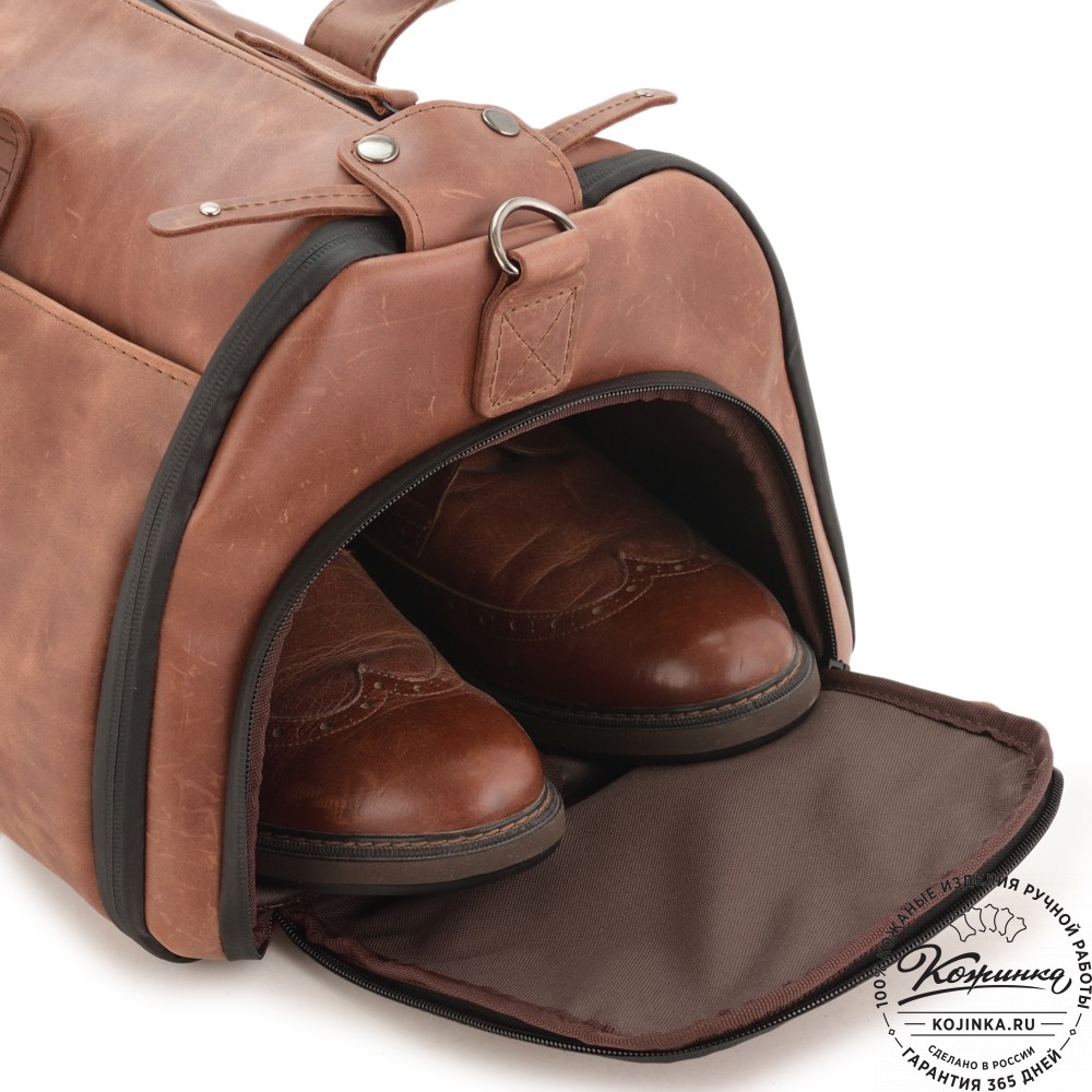 Кожаная сумка-портплед "Титан" (коричневый воск)