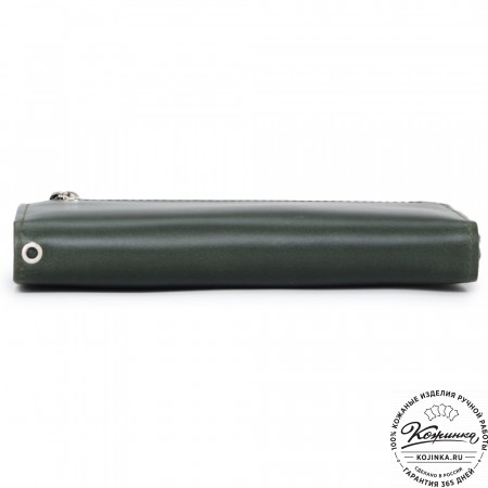 Кожаное портмоне Дублин (зеленый)