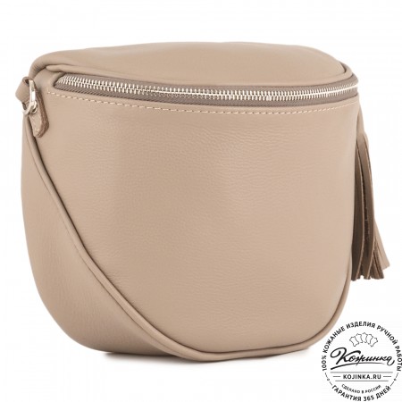 Женская кожаная сумка "Либерти" (капучино)