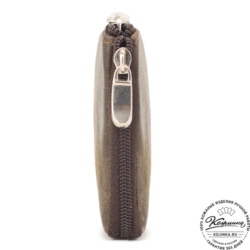 Кожаная ключница Шанхай (коричневая наппа)