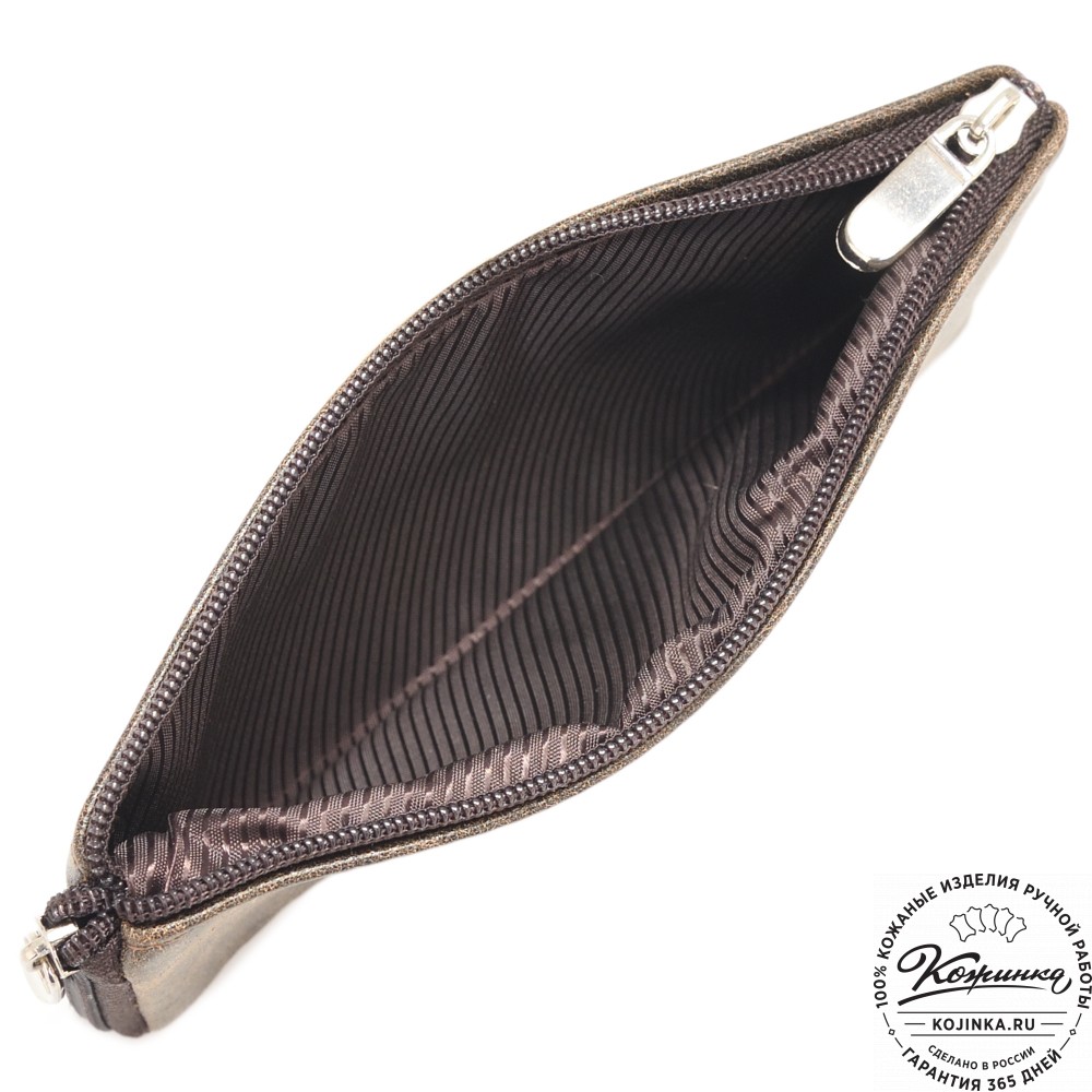 Кожаная ключница Шанхай (коричневая наппа)