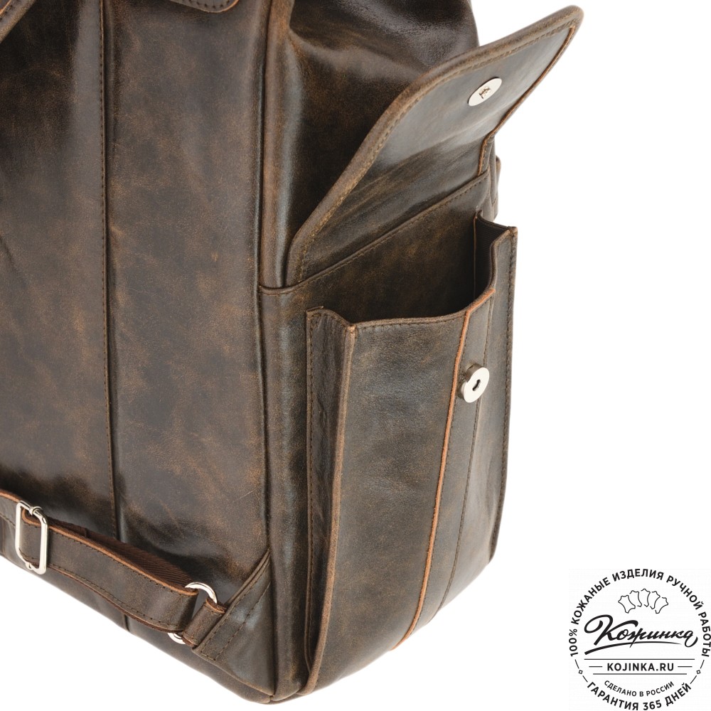Кожаный рюкзак "Ганнибал" (коричневая наппа)