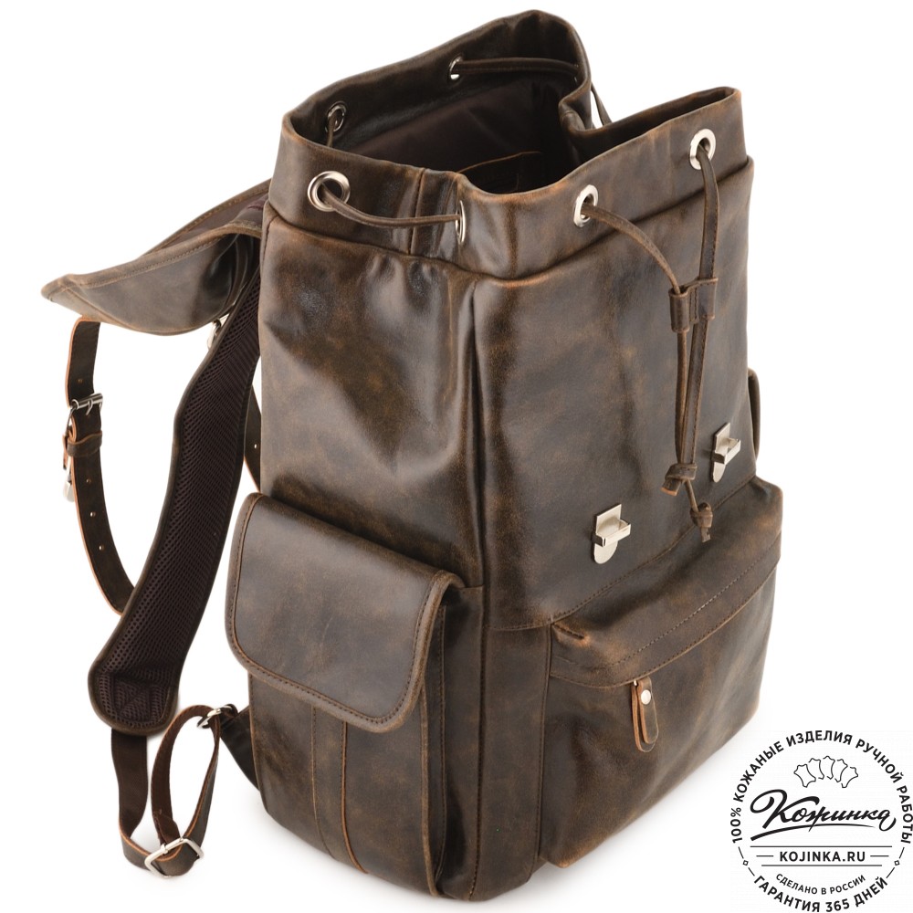 Кожаный рюкзак "Ганнибал" (коричневая наппа)