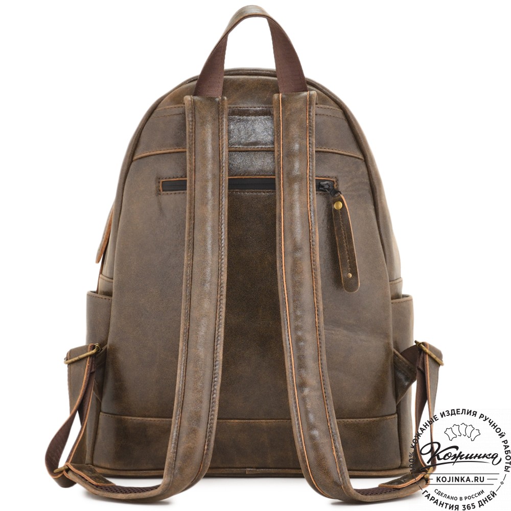 Кожаный рюкзак "Старк" (коричневая наппа)