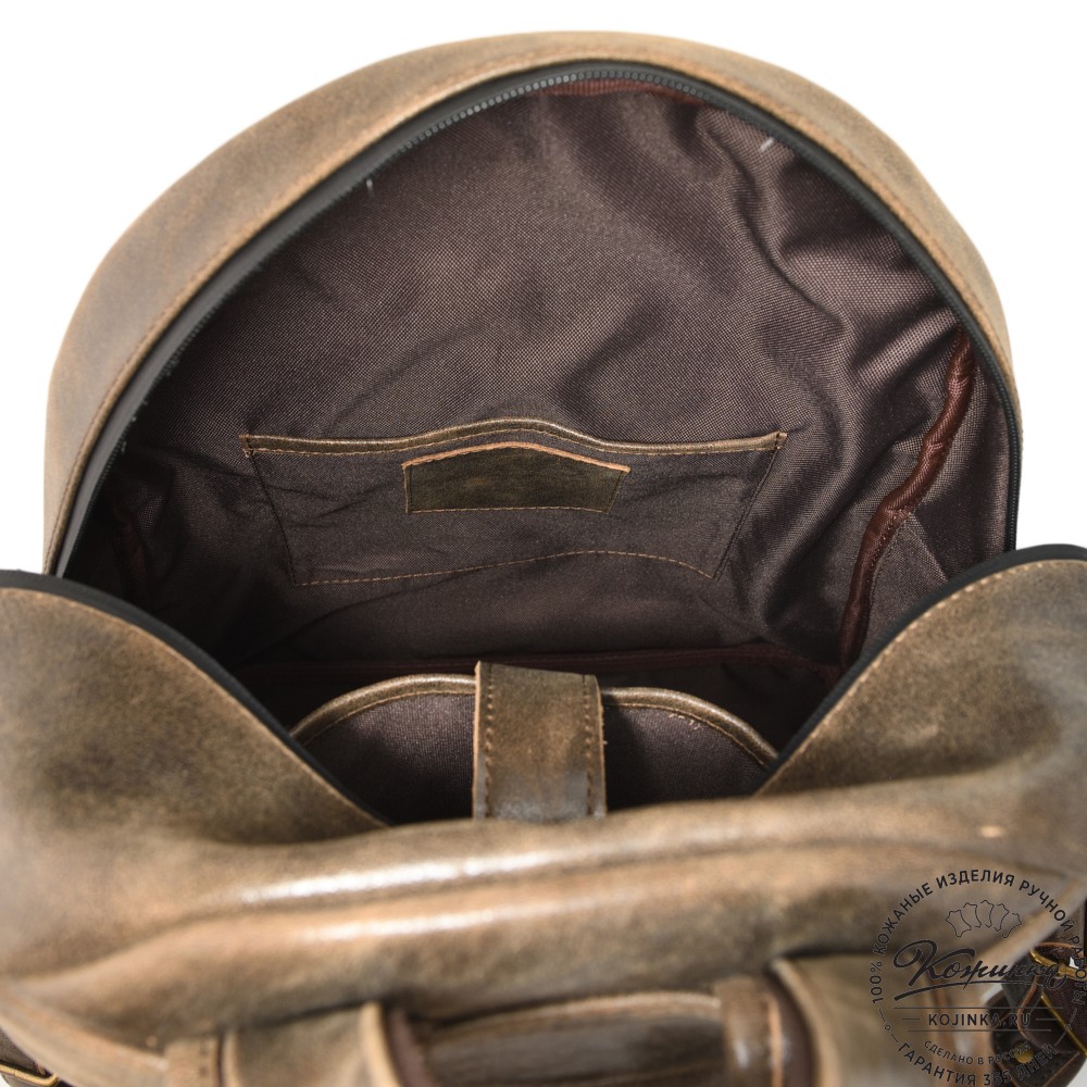 Кожаный рюкзак "Старк" (коричневая наппа)