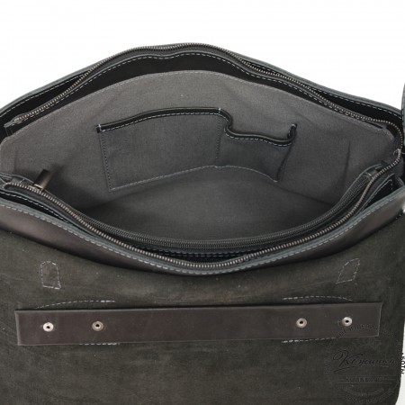 Кожаный портфель "Англетер" (черный)