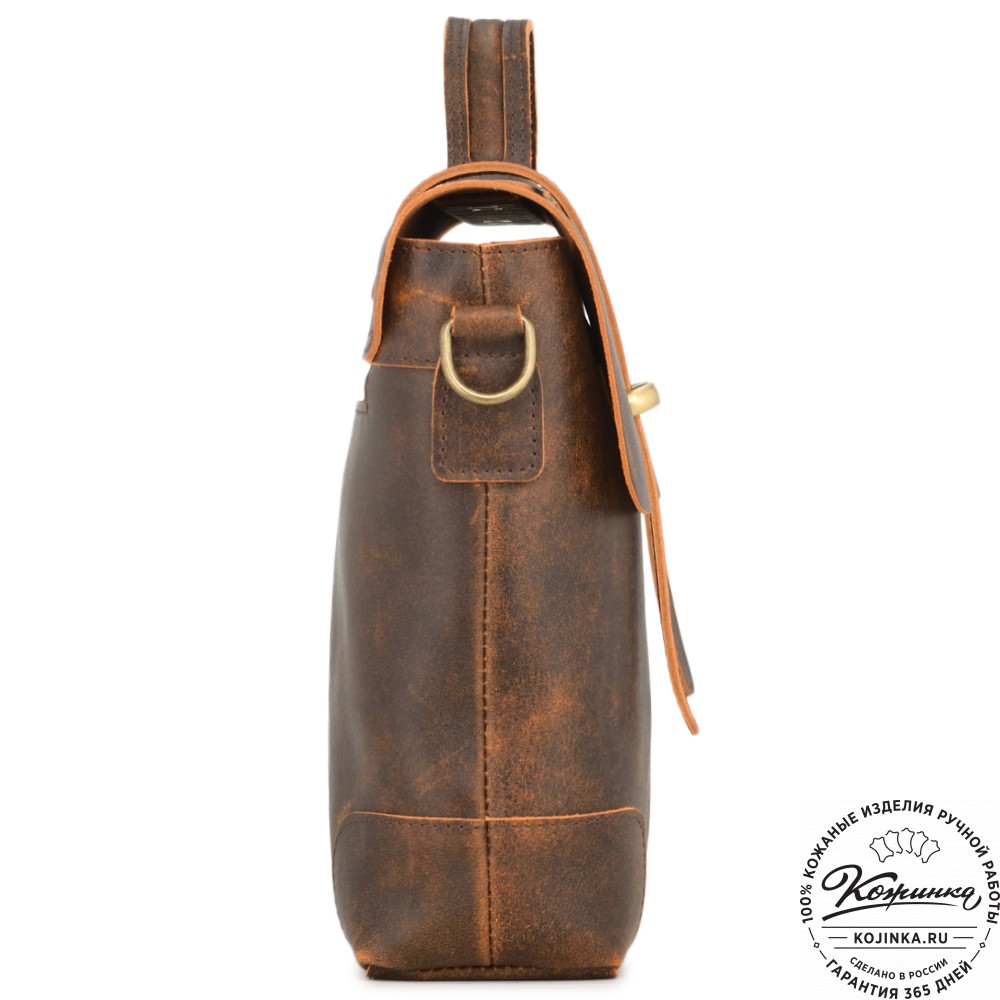 Кожаный портфель "Англетер" (коричневый эксклюзив)