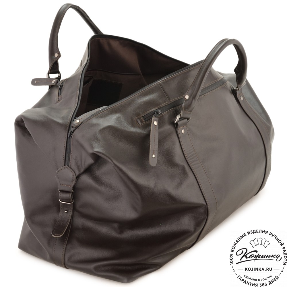 ККожаная дорожно-спортивная сумка "Англия БИГ" (коричневый)