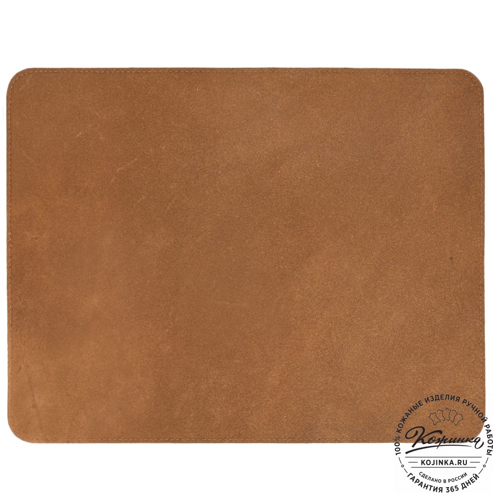 Бювар кожаный для рабочего стола (коньяк)