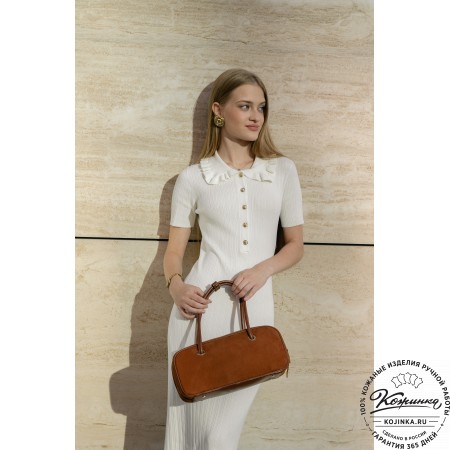 Женская кожаная сумка "Тамань" (черный)