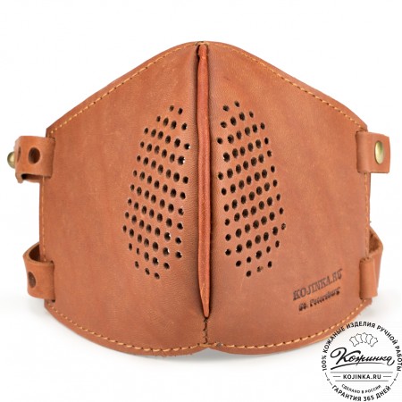Кожаная маска Ренегат (коричневая)